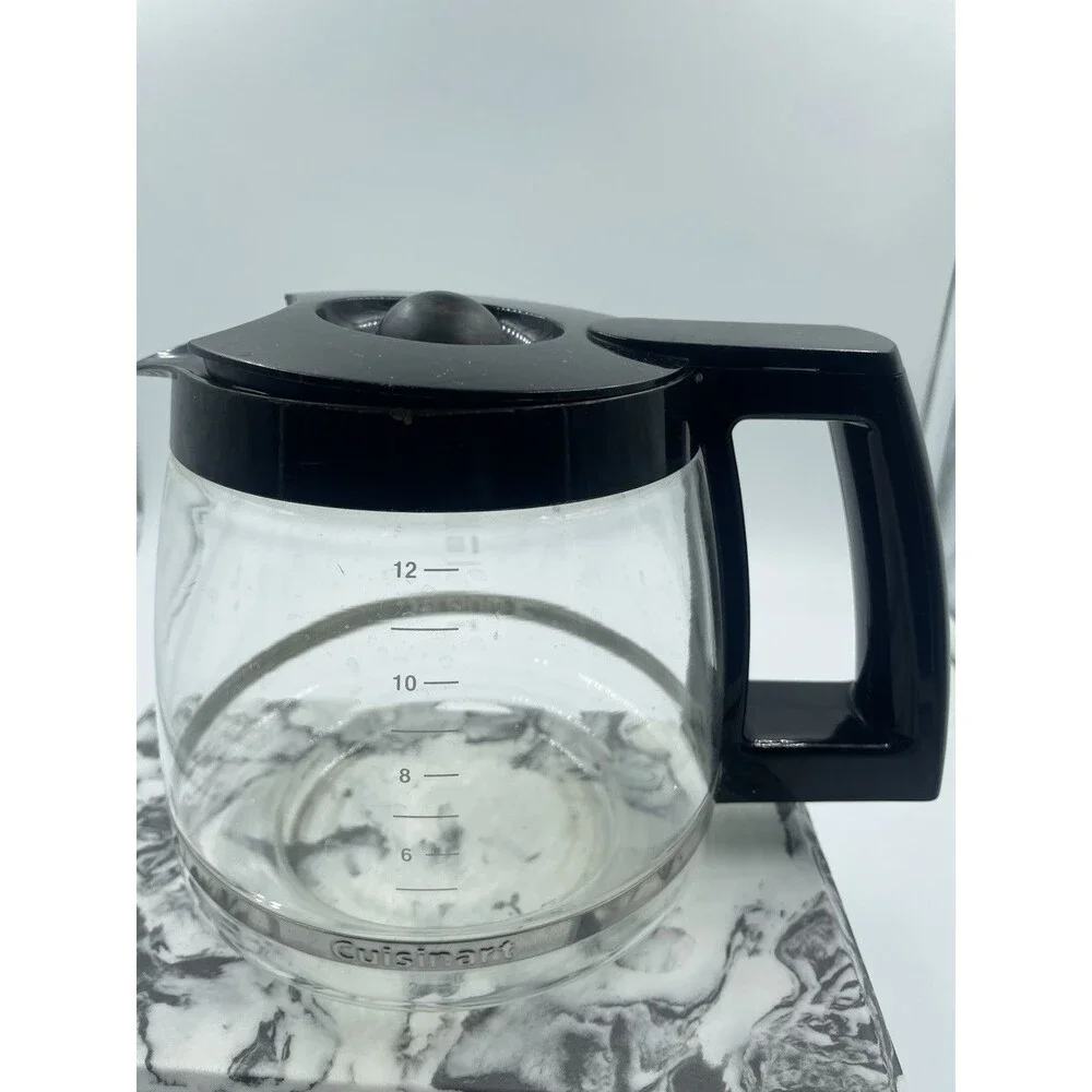 ✅ CUISINART ✅ Replacement 12 Cup Glass Coffee Maker CARAFE POT DECANTER ✅ Black